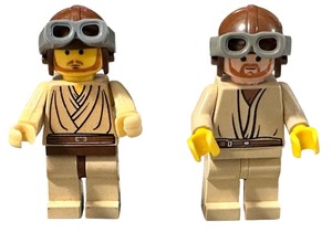 lot 025 image: LEGO Star Wars Young Anakin Skywalker MINIFIGURE - Qty 2  Pilot - Podracer