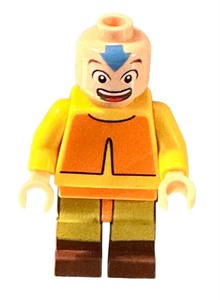lot 081 image: LEGO Avatar The Last Airbender AANG MINIFIGURE  Year 2006