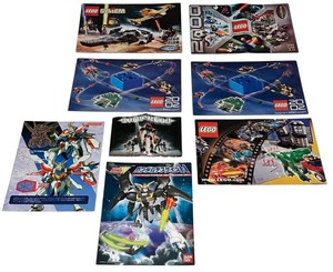 Vintage Mixed LEGO Posters, Catalogs and Instruction Manuals - Qty 8