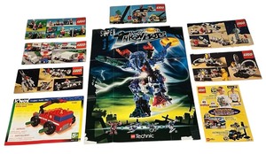 lot 197 image: LEGO and KNex Posters Bundle - Qty 9