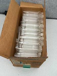 lot 25 image: Assorted box of 50ml Centrifuge tubes and test tubes