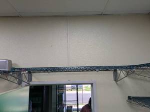 lot 19 image: METRO METAL SINGLE WALL SHELVING