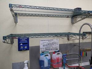 lot 24 image: METRO METAL DOUBLE WALL SHELVING