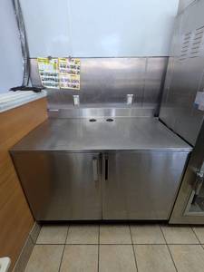 lot 33 image: DUKE STAINLESS STEEL STORAGE CABINET