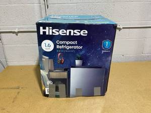 lot 115 image: Hisense 1.6 Cu ft Single Door Mini Fridge