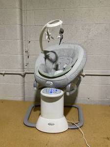 lot 140 image: Graco Soothe My Way Baby Swing with Removable Rocker