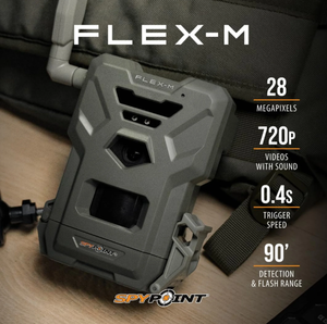 lot 405 image: SPYPOINT FLEX-M Cellular Trail Camera with 28MP photos720p