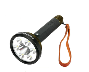 lot 407 image: Swiss Tech Steigern 2000 Lumen LED Rechargeable Flashlight, IPX7 Waterproof
