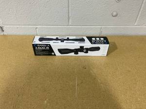lot 329 image: Barska 3-9X32mm Blackhawk Riflescope with Illuminated Mil Dot Reticle