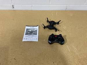 lot 347 image: Voyage Aeronautics VA-1000 HD Streaming Drone with Wide-Angle Lens- Black Color - Size- 7 inches