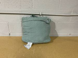 lot 355 image: Better Homes & Garden Diamond Gauze Sham, Sage, Standard, 2 count