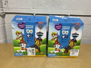 lot 180 image: LOT OF 2 Parents Choice Paw Patrol Training Pants for Boys, 2T3T, 94 Count