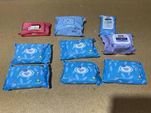 lot 234 image: LOT OF 9 Miscellaneous Wipes