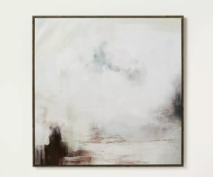 lot 272 image: 30 x 30 Wonderous Framed Canvas - Threshold designed with Studio McGee Abstract Digital Print, Polystyrene Frame
