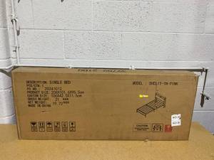 lot 64 image: Shelit Twin Bed Frame