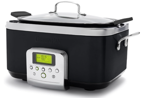 lot 32 image: GreenPan Elite 8 - in -1 Programmable 6QT Electric Slow Cooker, Dishwasher Safe Lid & Removable Crock