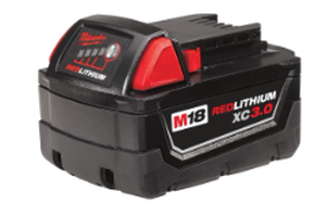 lot 36 image: Milwaukee M18 REDLITHIUM XC3.0 Battery