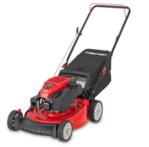 lot 43 image: Troy-Bilt 21 Inch 163cc OHV Engine Push 3-in-1 Gas Walk Behind Lawn Mower