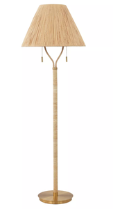 lot 49 image: Nola 60 Floor Lamp - FLL4140 - NaturalGold - Safavieh