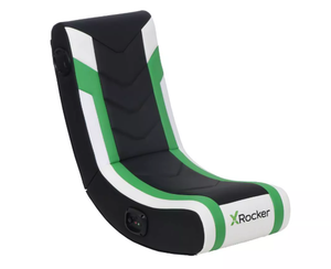 lot 86 image: X Rocker Horizon RGB LED Audio Floor Rocker Gaming Chair