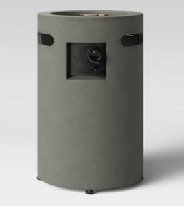 lot 87 image: Threshold 25 Patio Deck Outdoor Tabletop Outdoor Propane Gas Fire Column Pit 30,000BTU