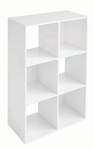 lot 114 image: Mainstays 11 6-Cube Storage Organizer