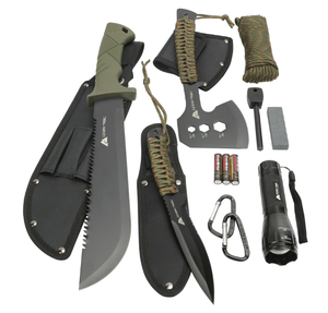 lot 158 image: 12PCS Ozark Trail Camping Tool Set with Flashlight