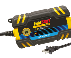 lot 177 image: Everstart Maxx 4 Amp Waterproof 12v Automotive and Marine Battery Charger (BC4WE)