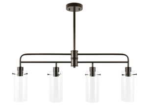 lot 237 image: Better Homes & Gardens 34 Farmhouse 4-Light Island Pendant Light