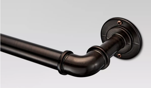 lot 285 image: French Pipe Curtain Rod - Threshold 66-120