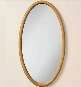 lot 291 image: Hearth & Hand With Magnolia Decorative Oval Wall Mirror