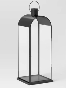 lot 459 image: Tall Metal Lantern Black - Threshold