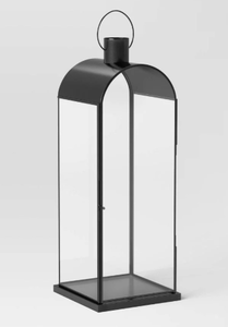 lot 460 image: Tall Metal Lantern Black - Threshold