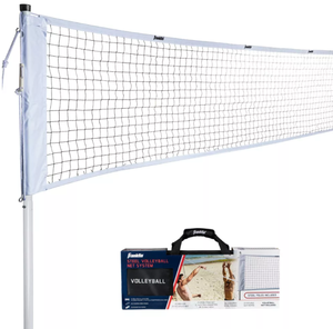 lot 472 image: Franklin Sports Steel Volleyball Net System