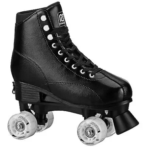 lot 490 image: Derby Kids Beginner Roller Youth Skates Black 3-6 Unisex Quad 8 YR