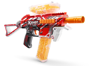 lot 493 image: XSHOT Hyper Gel Trace Fire Blaster, Outdoor, (10,000 Hyper Gel Pellets) by ZURU