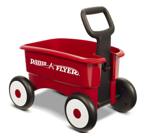 lot 494 image: Radio Flyer, My 1st 2-in-1 Play Wagon Push Walker