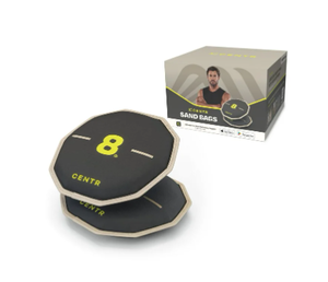 lot 360 image: Centr By Chris Hemsworth Sand Bags, Long-Lasting Neoprene Free Weights, 8 lb, 2-Pack