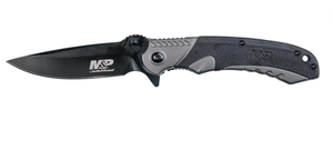lot 362 image: Smith & Wesson M&P M2.0 S.S Ultra-Glide Folding Knife with Drop Point Blade and AluminumNylon Handle for Outdoor, Tactical, Survival and EDC