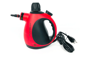 lot 366 image: Platinum Series Deep Cleaning Pressurized Handheld Steamer Tool, 1200 Watts, 10 Pieces