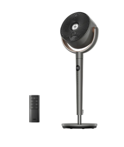 lot 369 image: Dreo Quiet Osciallating Pedestal Fan, 9 Speeds, 3 Modes, 120°120° Oscillating Quiet Fan for Bedroom, 80ft Standing Floor Fan with Remote, DC Motor 23db, 8H Timer, 37-42 inch Adjustable Height