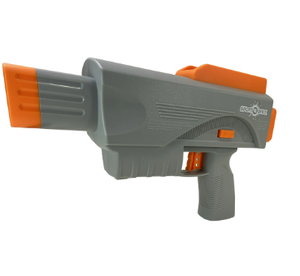 lot 429 image: Splatrball Full Auto 375 Mini Water Bead Blaster Kit Gray  Orange