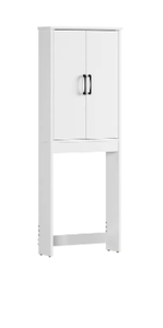 lot 433 image: Mainstays Ardent Over-the-Toilet Space Saver Storage Cabinet, White