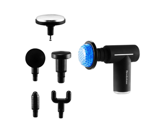 lot 437 image: Brookstone Cordless Hot and Cold Percussion Deep Tissue Massager Gun