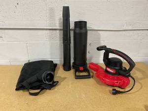 lot 500 image: Hyper Tough 12 Amp Electric Leaf Blower and Vacuum Combo