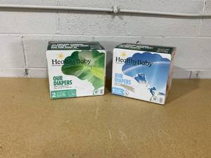 lot 269 image: LOT OF 2 Miscellaneous Healthy Baby Diapers