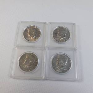 lot 37 image: COLLECTION OF KENNEDY HALF DOLLARS  VARIOUS YEARS  SILVER 40%