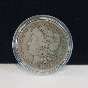 lot 60 image: 0NE 1889 MORGAN DOLLAR