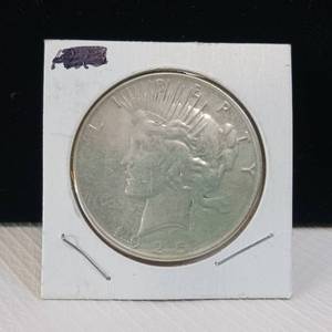 lot 65 image: ONE 1925 PEACE DOLLAR