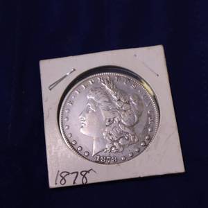 1878 MORGAN DOLLAR :: circulated but has a lot of detail